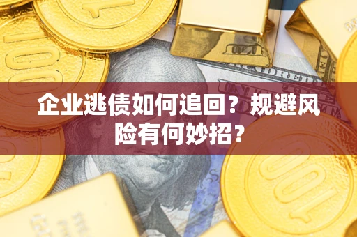 北京企业逃债如何追回？规避风险有何妙招？