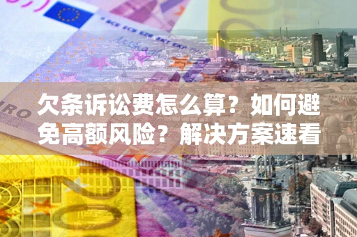 北京欠条诉讼费怎么算？如何避免高额风险？解决方案速看！