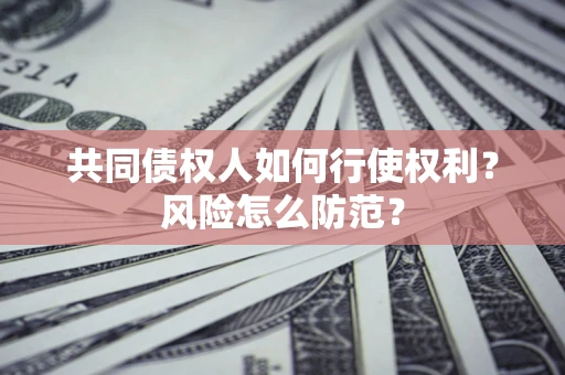 北京共同债权人如何行使权利？风险怎么防范？