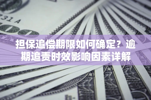 北京担保追偿期限如何确定？逾期追责时效影响因素详解