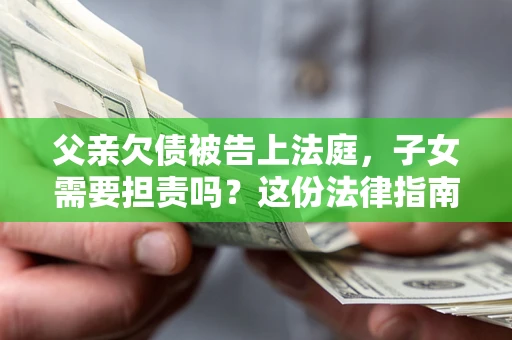 北京父亲欠债被告上法庭，子女需要担责吗？这份法律指南必须看完