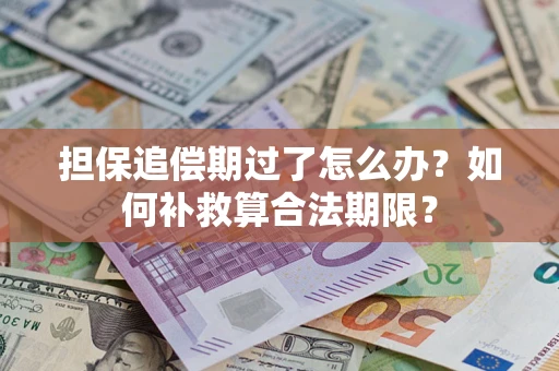 北京担保追偿期过了怎么办？如何补救算合法期限？